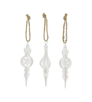 Hanger metal 9x9x27.5cm - White
