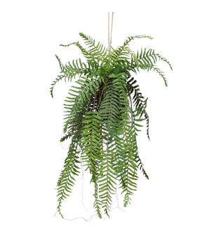 Plant hanging fern artificial 65x20x81cm - Green