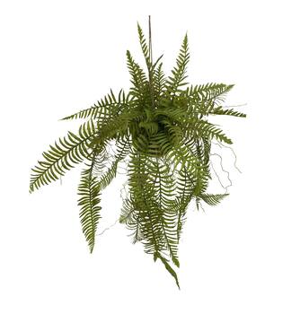 Plant hanging fern artificial 57x57x115cm - Green