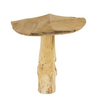 Mushroom teak wood 28x28x30cm