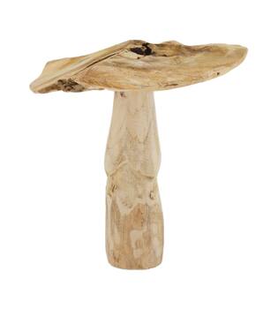 Mushroom teak wood 28x28x30cm