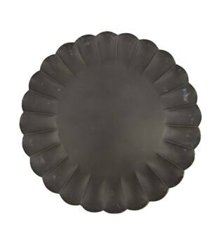 Tray round metal 58x58x3cm