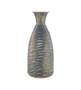 Bottle metal 14x14x32.5cm