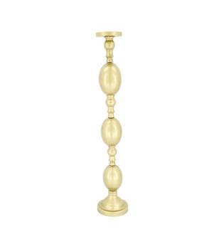 Pillar candle holder metal 12x12x60.8cm