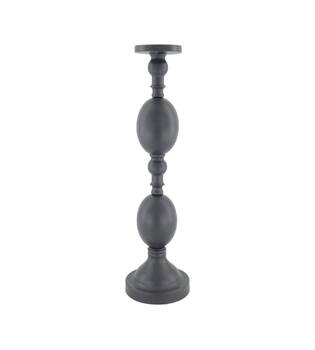 Pillar candle holder metal 12x12x43.8cm