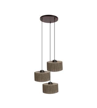 Ceiling light jute 39x39x130cm