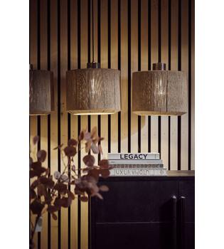 Ceiling light jute 100x28x130cm