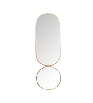 Mirror metal 38x2x117cm - Gold