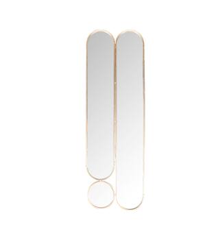Mirror metal 38.5x2x118cm