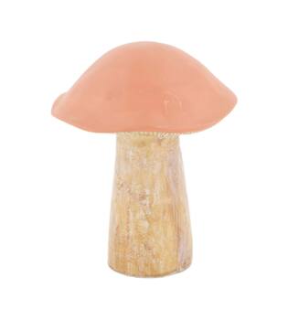 Mushroom polyresin 13x13x15.5cm - Orange