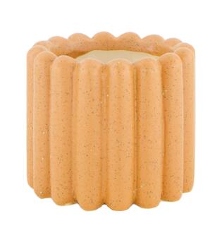 Planter ceramic 10x10x8.5cm - Orange
