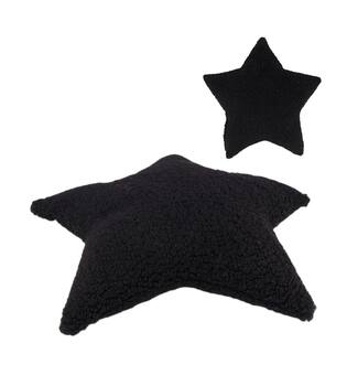 Cushion star teddy polyester 58x58x8cm