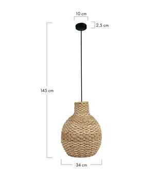 Ceiling light waterhyacinth 34x34x45cm