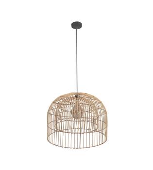 Ceiling light rattan 77x77x56cm