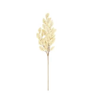 Branch leaves artificial 77x25x3cm - Cream