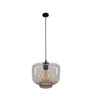 Ceiling light glass 25x25x125cm - Grey