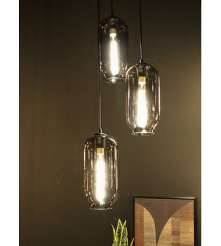 Ceiling light glass 39x36x135cm