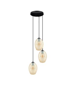 Ceiling light glass 39x36x130cm