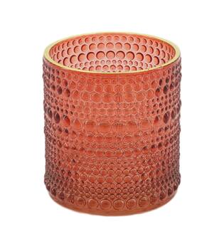 Tealight holder glass 7.2x7.2x8cm