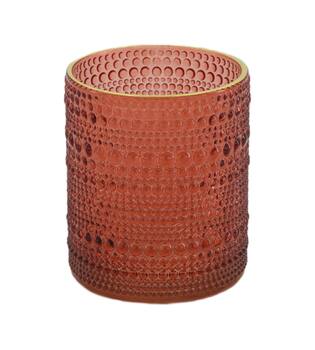 Tealight holder glass 8.5x8.5x10cm