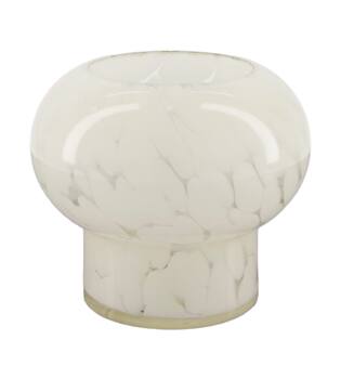 Vase glass 16x16x13.5cm