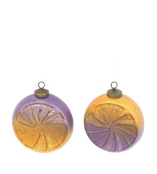 Bauble glass 10x4x10cm C/2