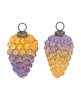 Bauble glass 7x7x10cm C/2