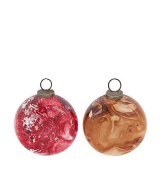 Bauble glass 10x4x10cm C/2