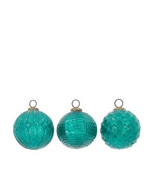 Bauble glass 10x10x10cm A/3