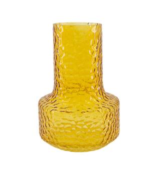 Vase glass 16x16x25cm - Orange