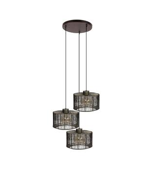 Ceiling light metal 39x39x130cm - Bronze
