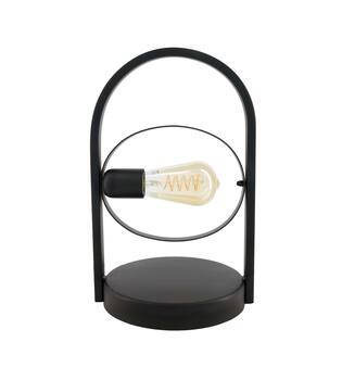 Table lamp metal 22x20x36cm - Black