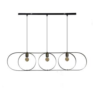 Ceiling light metal 120x27.5x130cm