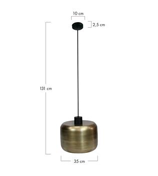 Ceiling light metal 35x35x31cm