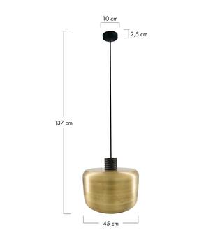 Ceiling light metal 45x45x37cm
