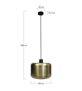 Ceiling light metal 56x56x48cm