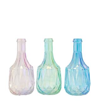Bottle luster glass 8.2x8.2x18cm C/3