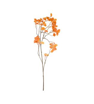 Flower leaf artificial 119x25x10cm - Orange