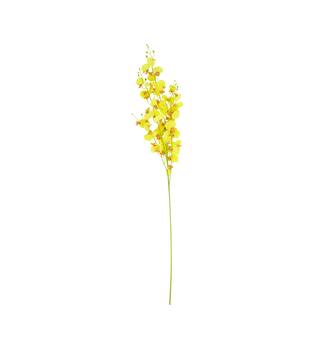 Branch mini orchid artificial 94x10x5cm - Yellow
