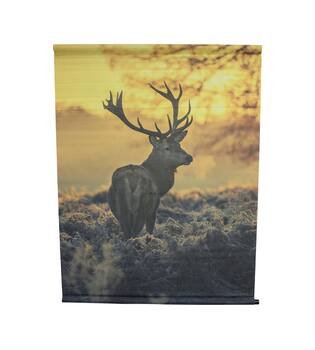 Wall art with metal frame linen 147x3x117cm
