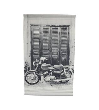 Wall art with metal frame linen 78x3x118cm