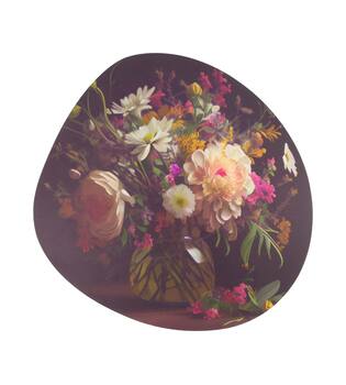 Wall art mdf 38x2.3x38cm