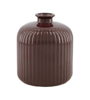 Bottle recycled glass 15x15x17cm