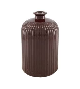 Bottle recycled glass 15x15x23cm