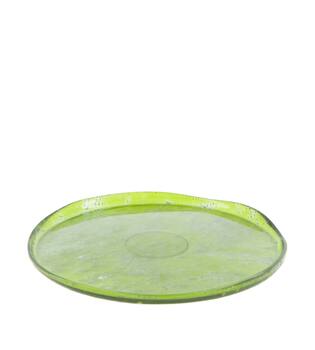 Plate recycled glass 25x25x2cm