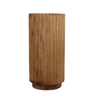 Side table paulownia wood 38x38x78cm - Brown