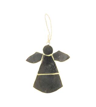 Hanger angel capiz 10x2.5x12.5cm