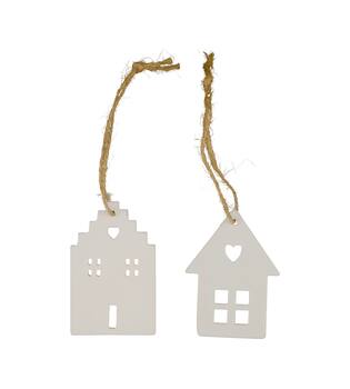 Hanger house porcelain 5.7x0.3x7.7cm A/2