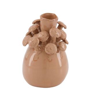 Vase porcelain 10.5x10.5x16.5cm - Pink