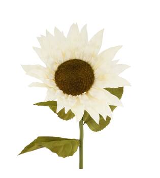 Flower sunflower artificial 100x38x38cm - White